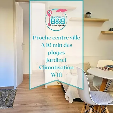 Le Serenite -clim-wifi-proche Centre Ville-plages Appartamento